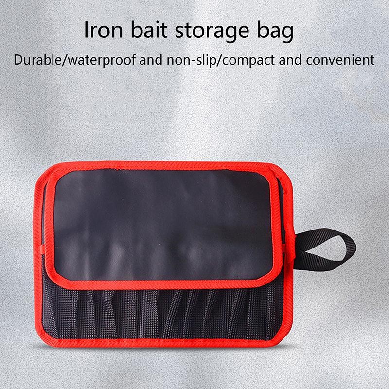 Tmoy Túi đựng mồi câu cá 12 khe, chống nước, bảo vệ jig, người tổ chức mồi câu, mã TCVN