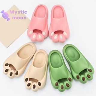 [Mystic] Dép Vuốt Mèo Dễ Thương Mới Mùa Hè 2025 Cho Nam Nữ Cặp Đôi Mặc Ngoài Trời Chống Trơn Trượt Nhẹ Dép Gia Đình [Mới]