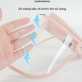 Khẩu trang bảo vệ phun thuốc trừ sâu, mặt nạ bảo vệ, tấm chắn mặt cắt, đánh bóng, chống bắn tung tóe, độ trong suốt cao, toàn mặt HL1X