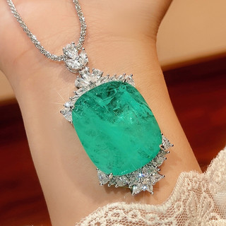 Châu Âu Mỹ ins Phong Cách Mới Vòng Cổ Hình Học Zircon Nhiều Màu Sắc Nữ