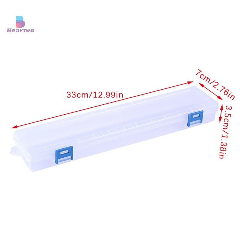 < beartwo > Bàn Chải Tranh Bút Chì Hộp Bảo Quản Bút Màu Nước Hộp Đựng Dụng Cụ Vẽ Thùng Nhựa Tổ Chức Hộp Bảo Quản Đẹp