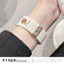 Dây đeo Nylon từ tính hình gấu thời trang mùa hè Y2k cho Samsung Galaxy Watch 7 FE / 6 4 Classic / 5 Pro 45mm Vòng đeo tay đồng hồ thông minh Galaxy Watch 7 Band 44mm 40mm Dây đeo đan dễ thương