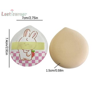 Lostcorner 1 / 3 Cái Hoạt Hình Puff Air Cushion BB Cream Foundation Concealer Trang Điểm Bọt Biển Mềm Trang Điểm Cho Nữ Dụng Cụ Làm Đẹp Mới