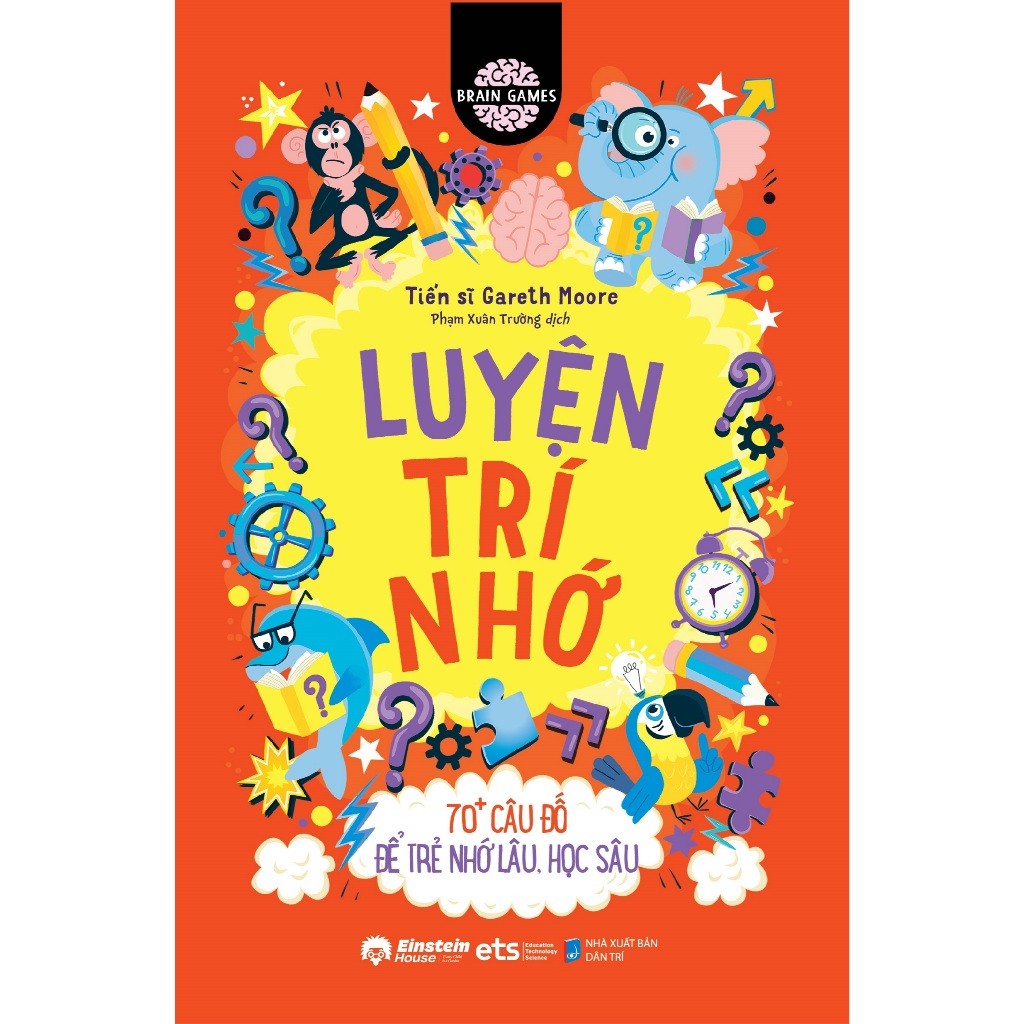 Sách - Lẻ/Combo: Brain Games: Luyện Trí Nhớ + Mê Cung Nhanh Trí + Tư Duy Logic (ETS)