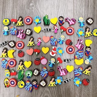 Giá Sỉ nút gắn dép 2D siêu rẻ - sticker charm sticker cài dép sục, satihu, dép cá sấu -Nhà Sấu