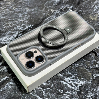 Mới Nâng Cao Cảm Giác Da 16 Pro Max Sợi carbon Kết Cấu Khung Ốp điện thoại Tương Thích Cho iPhone 16 15 13 12 11 Pro Max 16 15 14Plus Với Phim Ống Kính Từ Tính Chống Sốc Mặt Sau Cứng