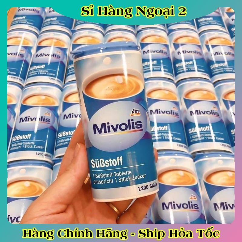 [Date mới] ĐƯỜNG ĂN KIÊNG MIVOLIS CHO KETO, DAS TIỂU ĐƯỜNG HỘP 1200 VIÊN (HÀNG AIR ĐỨC)