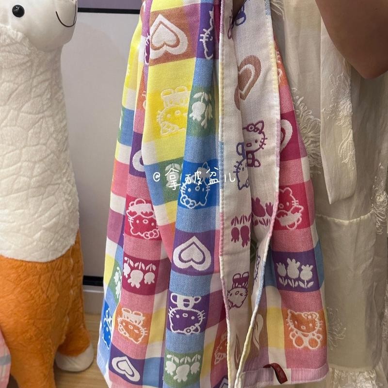 Hellokitty Khăn tắm Cotton dễ thương Gạc bông Khăn tắm lớn