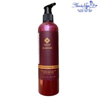 Kem dưỡng tạo kiểu tóc xoăn Livegain Elabore Boosting cream 300ml [ TN ]