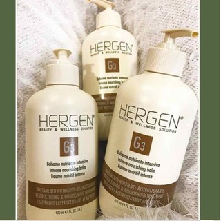 Mỡ dưỡng xả khô cân bằng pH Hergen G3 Intense Nourishing Balm 400ml [ TN ]