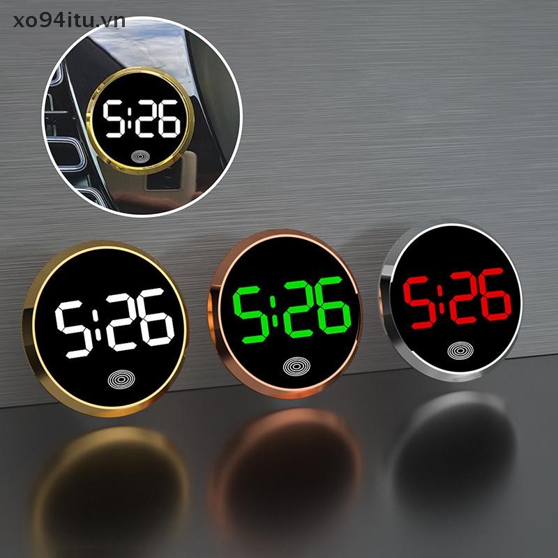 Xoitu 1 Xe Tiếp Liệu Dạ Quang Đồng Hồ Ô Tô Loại Cảm Ứng LED Đồng Hồ Điện Tử Mới Lạ Cho Hầu Hết Xe Ô Tô Phụ Kiện VN