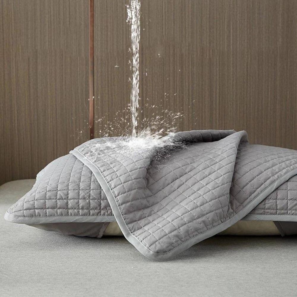 Tấm bảo vệ gối HOBBYIN, Vỏ gối lớp cách ly chống nấm mốc, Vỏ gối chống mồ hôi bằng vải Cotton