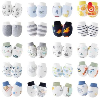 Bao tay cho bé từ 0 tới 3 tháng tuổi họa tiết dễ thương, chất liệu mềm mịn an toàn cho bé