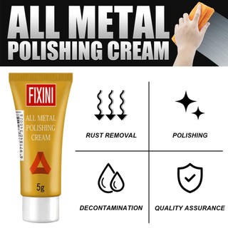 Tẩy vết bẩn rỉ sét 5g Kem đánh bóng kim loại Tẩy rỉ sét Đánh bóng bằng thép không gỉ Kem đánh bóng đồng hồ gốm / Kem đánh bóng kim loại antirtvn
