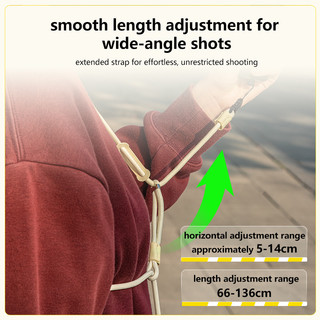 Dành Cho DJI Osmo Pocket 3 Dây Đôi Đầu Có Thể Điều Chỉnh Dây Máy Ảnh Thể Thao Dây Bỏ Túi Phụ Kiện Camera