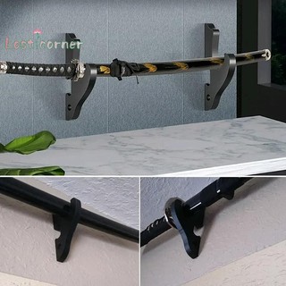 Lostcorner Treo Tường Gỗ Thanh Kiếm Đứng Móc Treo Có Thể Điều Chỉnh Màn Hình Giá Dao Cosplay Cây Đũa Phép Thanh Kiếm Cho Samurai Giá Mới