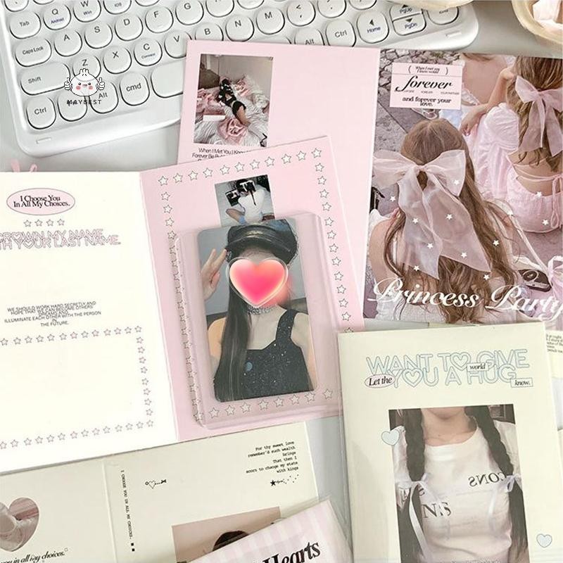 Maybest 10 Chiếc Hàn Quốc Ins Thời Trang Dễ Thương Thẻ Ảnh Kpop Thẻ Lưng Có Thể Gập Lại Đựng Thẻ Sửa Trang Trí Bảng Giấy DIY Chất Liệu Đóng Gói {VN}