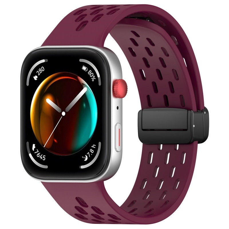 Dành Cho Huawei WATCH FIT 3 4 5 Pro Dây Đeo Từ Tính Nhiều Màu Sắc Thay Thế Thể Thao Mềm Dây Đeo Tay Vòng Tay Huawei WATCH FIT3 FIT4 FIT5 Pro
