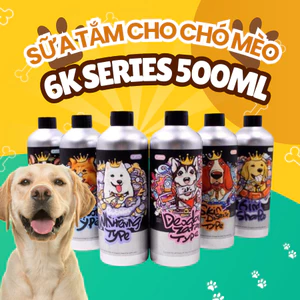 Sữa Tắm Cho Chó Kpet 6k Series Chai 500ml Nhiều Mùi Siêu Lưu Hương và Mượt Lông
