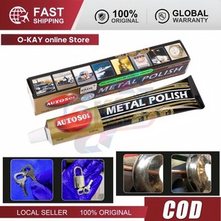 Kem Đánh Bóng Kim Loại 50g - Làm Sáng Inox, Đồng, Nhôm, Mạ Crom - Metal Polish Hiệu Quả Cao