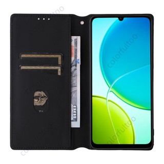 Camon50Ultra Flip Cover Cho Tecno Camon 40 Pro Premier Camon40Pro 50Pro 4G 5G Da PU Vỏ Điện Thoại Ví Khe Cắm Thẻ Vỏ Bảo Vệ Toàn Diện Giá Đỡ Giá Đỡ Ốp Lưng Chống Sốc
