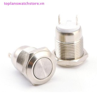 Toplanswatchstore Nút Kim Loại 12MM Tự Khóa Đặt Lại Bắt Đầu Dừng Tròn Cao / Thường Mở / Thường Đóng VN