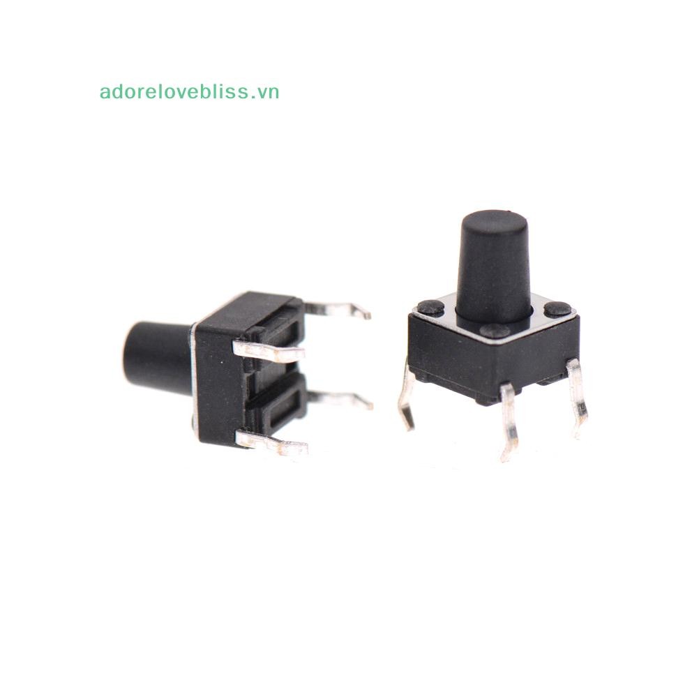 THÊM 50 chiếc Nút ấn xúc giác 6 * 6 * 8mm Tact Micro 4-Pin BSS