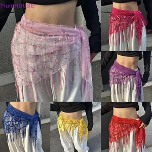 Plumhouse Đa Năng Bụng Khiêu Vũ Eo Dây Xích sel Tam Giác Khăn Thắt Lưng Jazz Khiêu Vũ Phụ Kiện Ấn Độ Khiêu Vũ Ngày Lễ Fart Rèm VN
