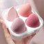 Bộ trứng làm đẹp 8 miếng 4 miếng chống thấm nước không thạch giọt nước thạch phồng trang điểm đa năng trứng miếng bọt biển trang điểm