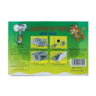 combo 10 miếng Keo Dán Chuột.MIẾNG KEO DÁN CHUỘT BÌA XANH