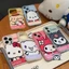 Ốp Điện Thoại Mèo Kitty Cho Realme 16 Pro Plus 15T 15X 14 Pro Lite 13 Pro Plus 12 Plus 12X 4G 5G Hoạt Hình Dễ Thương Pochacco Kuromi Melody Cinnamoroll Cover Vỏ Mềm Chống Sốc