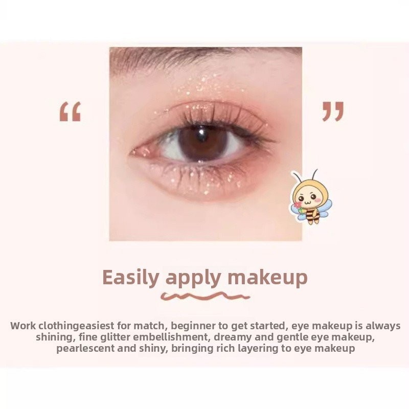 Bảng phấn mắt HOLD LIVE màu cam nâu mờ, màu ngọc trai lấp lánh RPFG