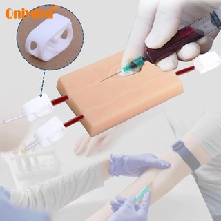 Silicone Tiêm Thực Hành Pad Bộ Phục Hồi Máu Sinh Viên Y Tá Bộ Sưu Tập Máu Đâm thủng Huấn Luyện Miếng Lót Mô Hình