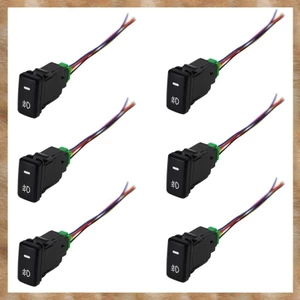 Công tắc trang bị lại tự động 6X Công tắc bật tắt chống nước Công tắc đèn sương mù với 4 dòng cho đèn trắng