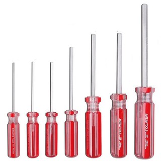 [Fuxin] Bộ tuốc nơ vít lục giác 1,5mm-6mm Đầu phẳng Hex Dụng cụ cầm tay sửa chữa từ tính