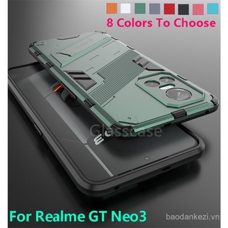 Ốp lưng cho OPPO realme GT Neo3 Neo 3 gtneo3 Ốp lưng điện thoại Ốp lưng cứng giá đỡ chống sốc Vỏ giáp 3D