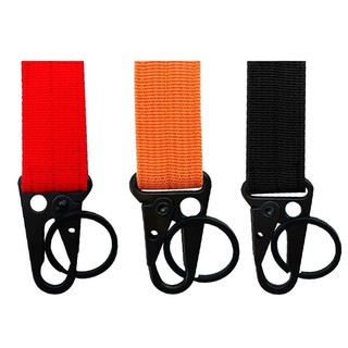 Móc khóa đai chiến thuật carabiner - móc webbing polypropylene nặng cho ba lô ngoài trời, đi bộ đường dài, phụ kiện thiết bị cắm trại