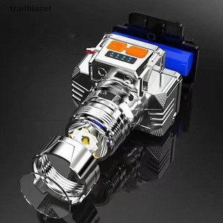 Trailblazer Đèn LED di động Đèn pin gắn ngoài trời chống nước Đèn pha mạnh mẽ USB có thể sạc lại Đèn lồng cắm trại có màn hình nguồn Mới