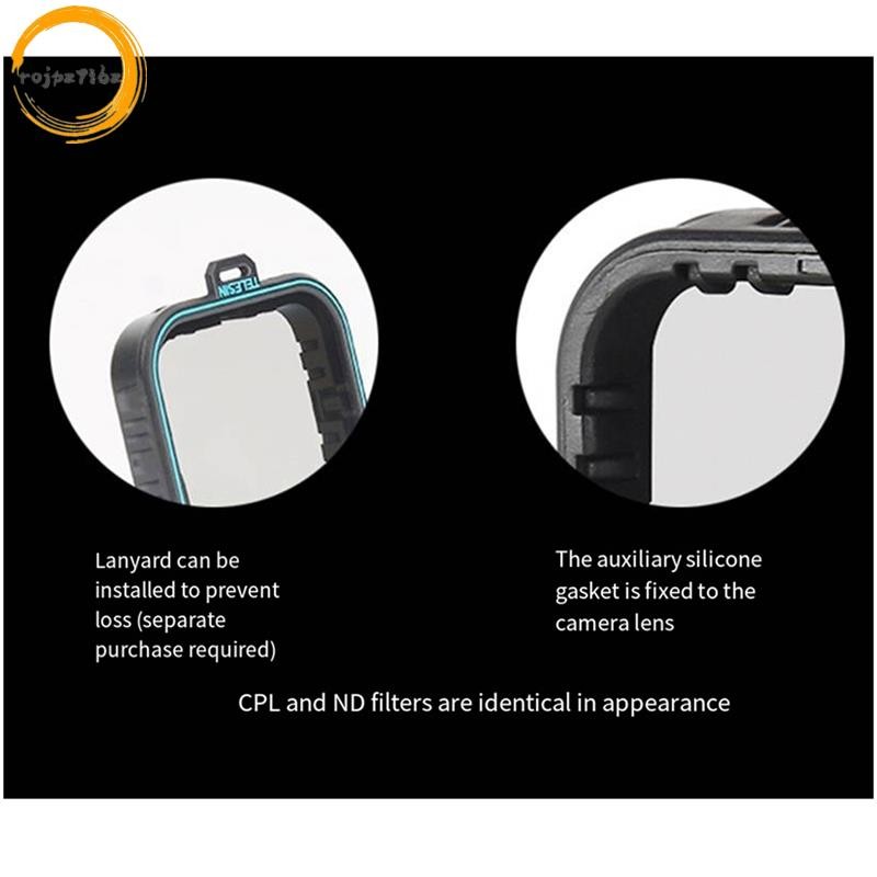 Telesin Thích Hợp Cho GOPRO Hero5 / 6 / 7 Phiên Bản Đen HERO6 HERO7BLACK CPL Lọc Dễ Dàng Lắp Đặt