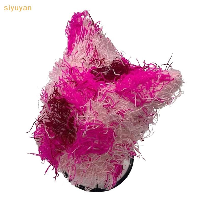 Siyuyan 1 Mũ Dệt Kim Tai Dễ Thương Unisex Thời Trang Đường Phố Punk Hip Hop Mũ Balaclava Beanies Mùa Thu Đông Mũ Dành Cho Nữ VN
