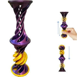 PWSEND Spin Ball, Đồ chơi thần tài thư giãn lo âu Bóng bánh răng in hình, Quả cầu quay cảm giác chất lượng cao Bóng căng thẳng cho trẻ em