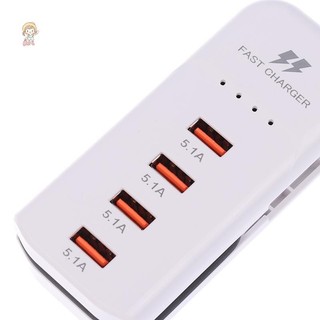 Twe 1 USB Hub Adapter Điện Thoại Di Động Cắm US Sạc Nhanh USB Sạc PD Loại C Sạc Nhanh Sạc Tường Nhanh Multiport VN