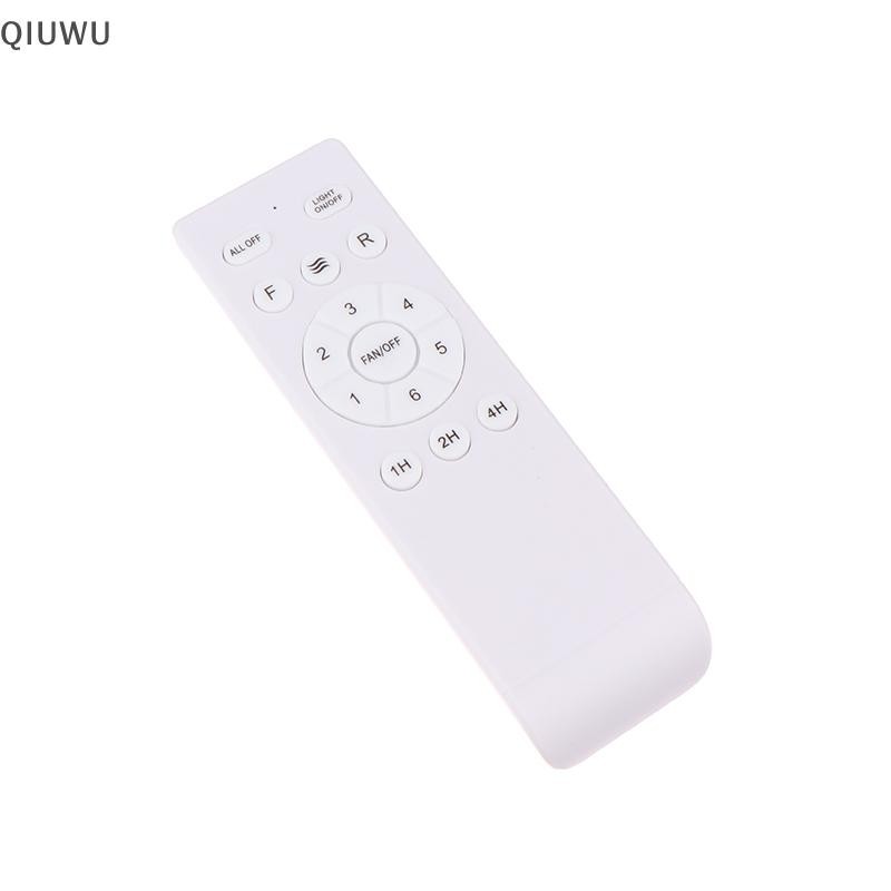 Bộ điều khiển từ xa quạt trần đa năng QIUWU Bộ điều khiển từ xa 6 tốc độ thay thế cho đèn quạt trần gia đình.