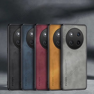 Vỏ Honor X9C 5G Cho Huawei Honor X9d X9C X 9C HonorX9C X7d 4G 5G Da Cừu Da PU Vỏ Điện Thoại Họa Tiết Mờ Vỏ TPU Mềm Vỏ Bảo Vệ Silicon