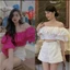 ÁO TRỄ VAI BÈO NHÚN XINH. A100 Top Nữ