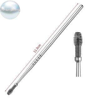 Chenlongshang Dụng cụ lấy tai bằng thép không gỉ xoắn ốc lò xo lấy tai di động 6pc Máy làm sạch tai EN
