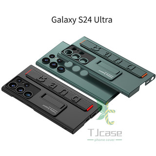 Vỏ bọc giá đỡ dây đeo cổ tay đàn hồi mỏng cho Samsung Galaxy S25 / S24 / S23 Ulra Plus Vỏ chân đế dây đeo cổ tay siêu mỏng
