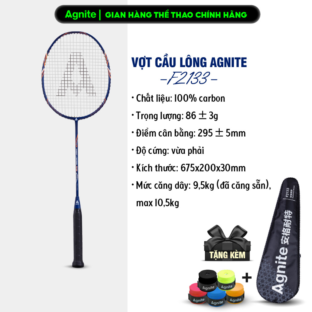 Vợt cầu lông đơn carbon Deli chính hãng - khung carbon siêu bền, nhẹ, đẹp - tặng túi đựng vợt - dây đã căng sẵn
