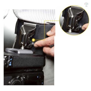 Camera Thắt Lưng Dây Đeo Gắn Giá Đỡ Khóa Đôi Móc Treo Bao Da Cho Canon Pentax DSLR