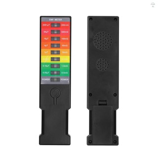 Di Động Điện Từ Trường EMF Gauss Máy Đo Cầm Tay EMF Máy Đo Từ Tính Màn Hình Nhà Môi Trường Điện Từ Máy Phát Hiện Điện Từ 9 LED Gauss Meter